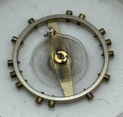 AS 984 Balance Wheel Complete And Spring 10½’’’ 30 M Watch Movement Parts NOS