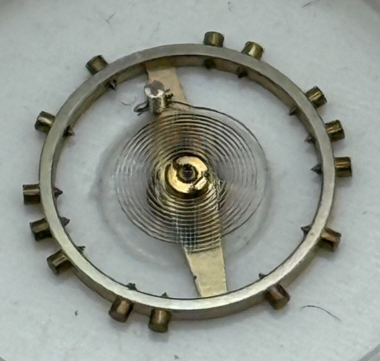 AS 984 Balance Wheel Complete And Spring 10½’’’ 30 M Watch Movement Parts NOS