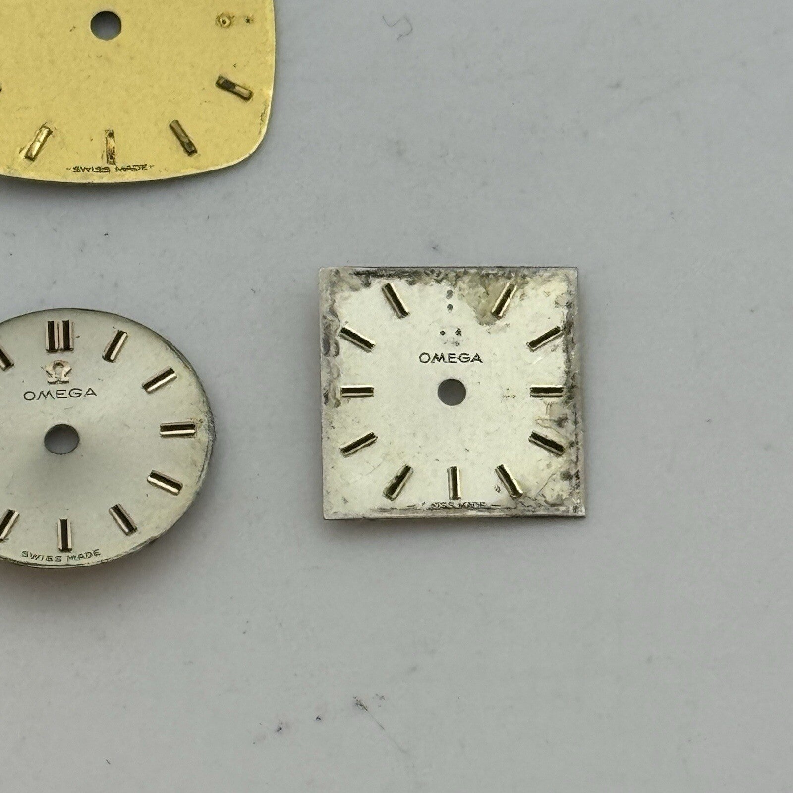5 x Vintage Ladies Omega Swiss Made Wristwatches Gold & Silver Tone Spares Parts