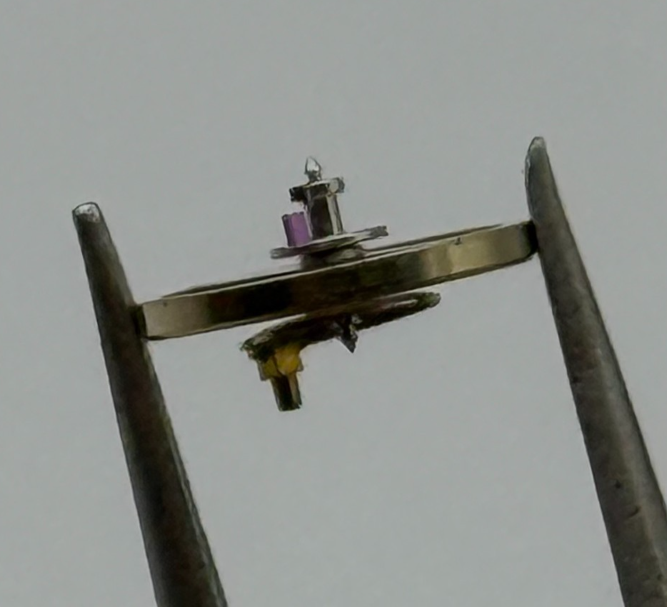 Ebosa 86 Balance Wheel Complete And Spring Conical Piva Watch Movement Parts