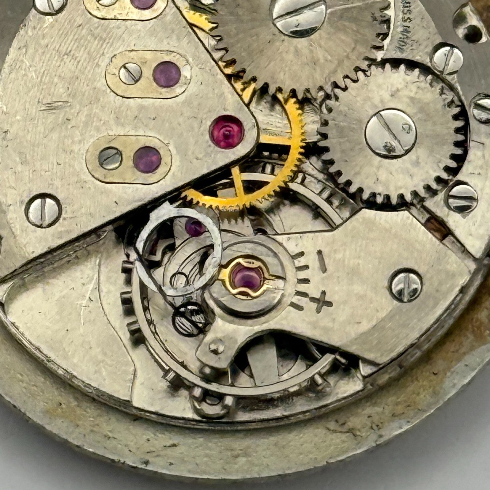 ETA 2390 Watch Movement Atlantic Manual Wind Vintage Swiss Parts Repair 23.3mm
