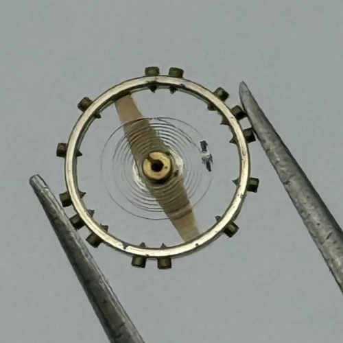 AS 1051 Balance Wheel Complete And Spring 5 1/4’’’ 34 M Watch Movement Parts NOS