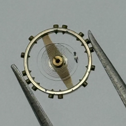 AS 1051 Balance Wheel Complete And Spring 5 1/4’’’ 34 M Watch Movement Parts NOS
