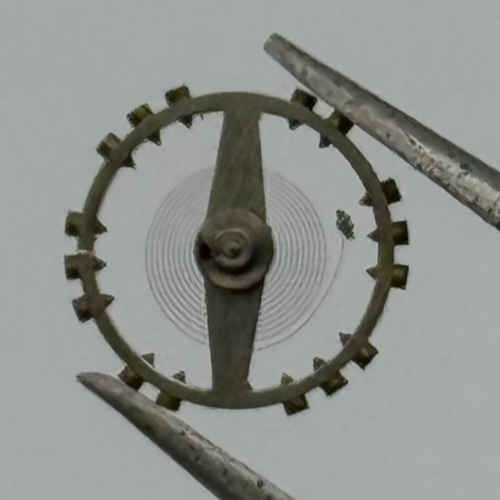 AS 1051 Balance Wheel Complete And Spring 5 1/4’’’ 34 M Watch Movement Parts NOS