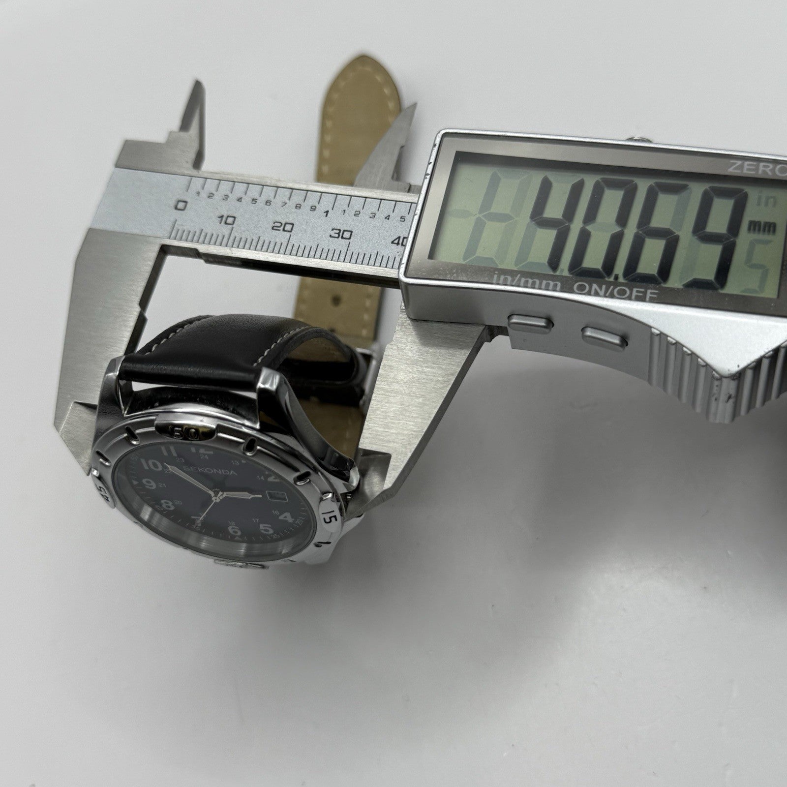 40mm Working Men’s Sekonda N3512 Blue 24 Hour Date Dial Stainless Quartz Watch