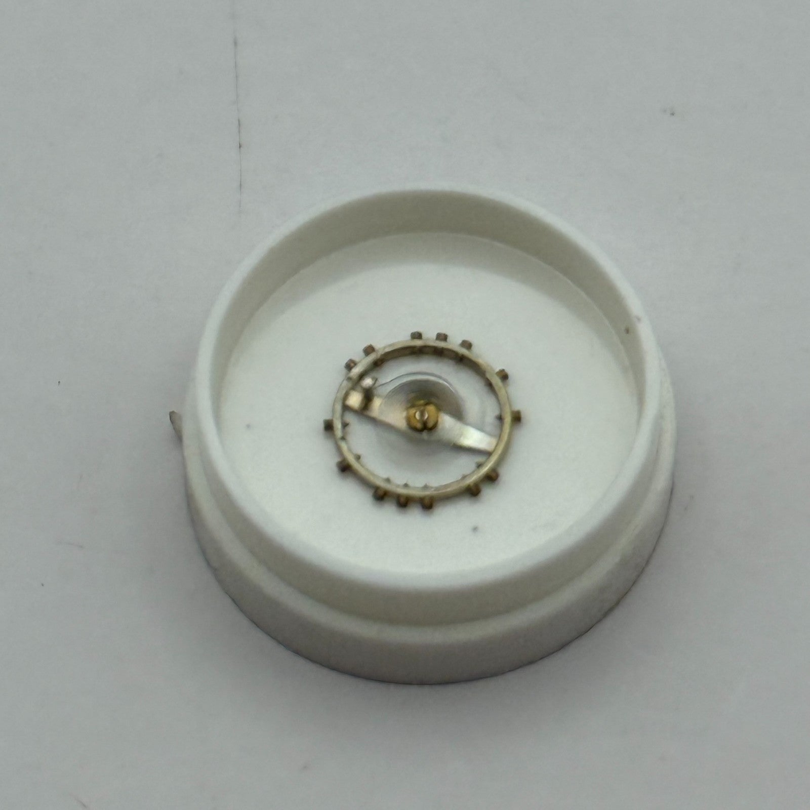 ETA 2410 Balance Wheel Complete And Spring 6 3/4''' Watch Movement Parts NOS