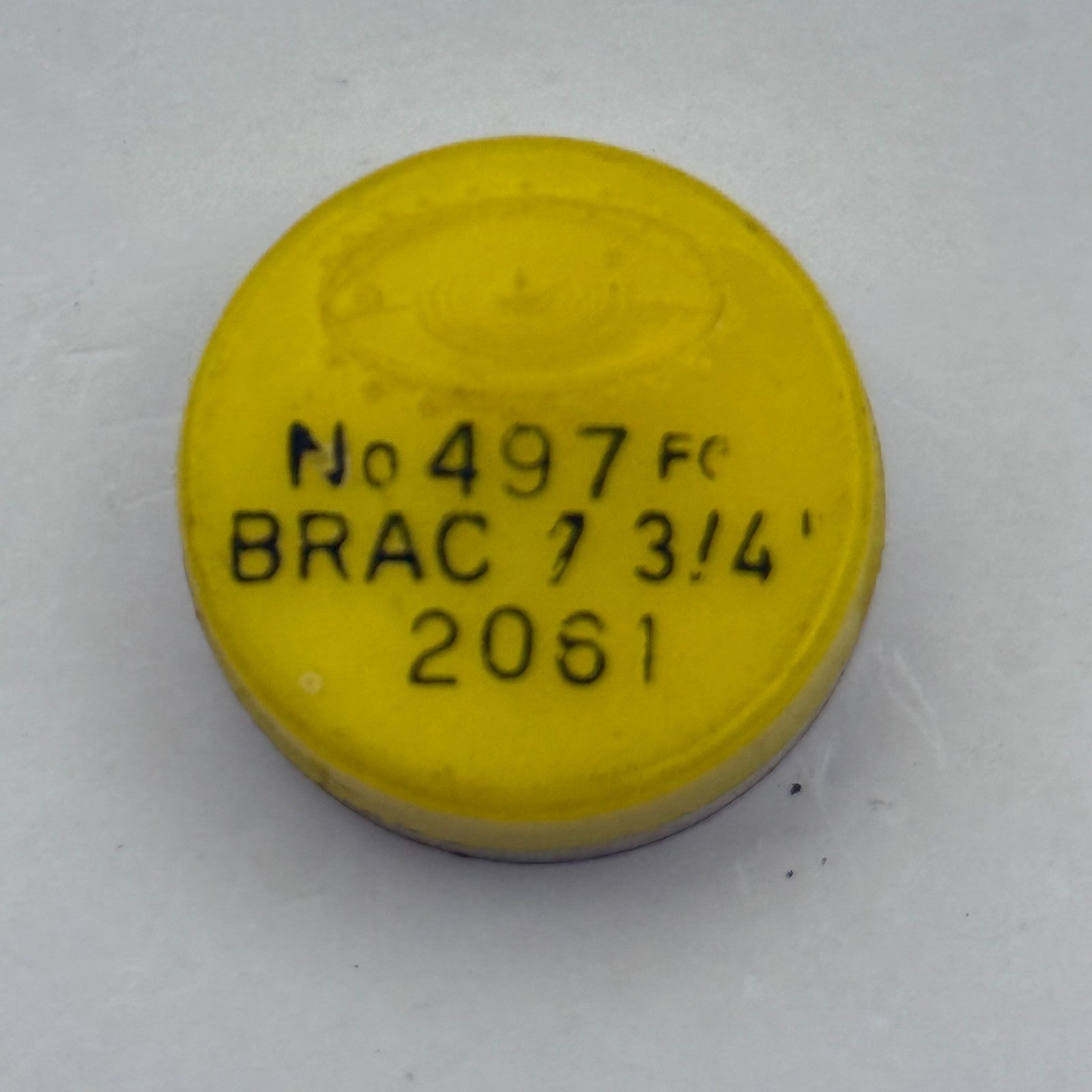 Brac 2061 Balance Wheel Complete And Spring  7¾’’’ 497 Watch Movement Parts NOS