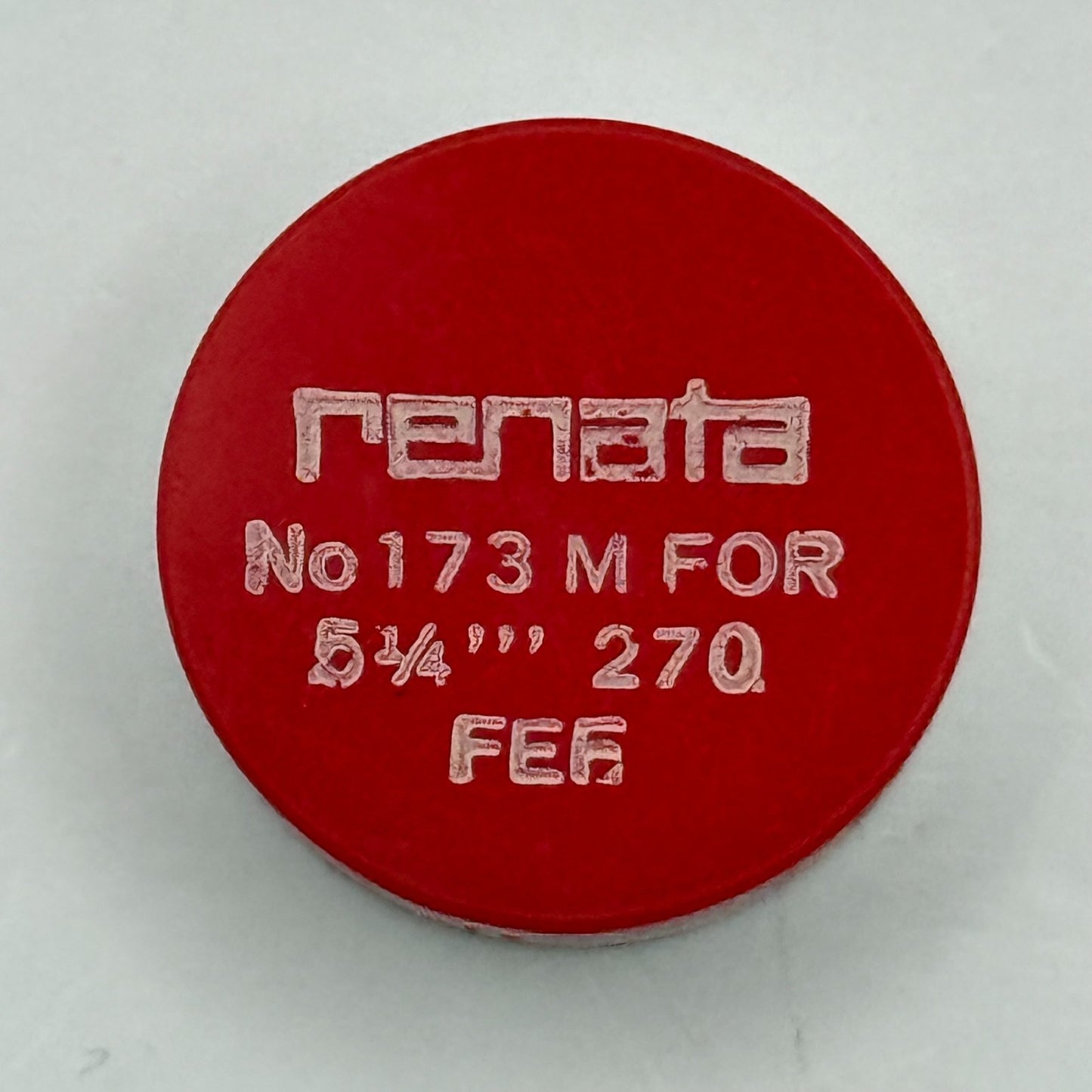 FEF 270 Balance Wheel Complete And Spring  5¼’’’ 173 M Watch Movement Parts NOS