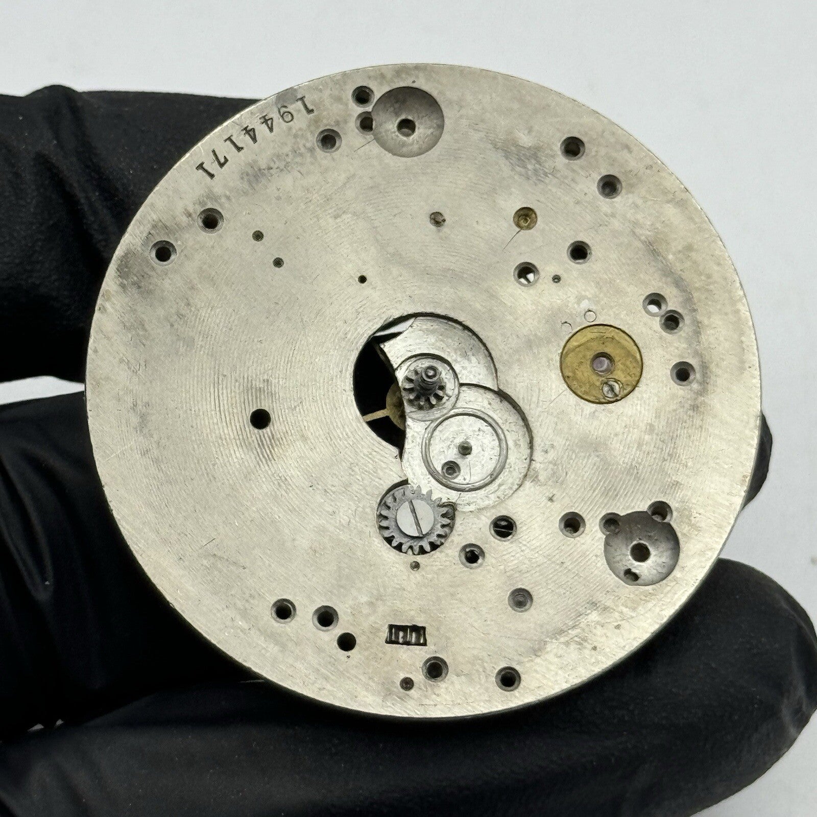 43.1mm Manual Wind Lever Adjusted Partial Pocket Watch Movement FOR PARTS Repair