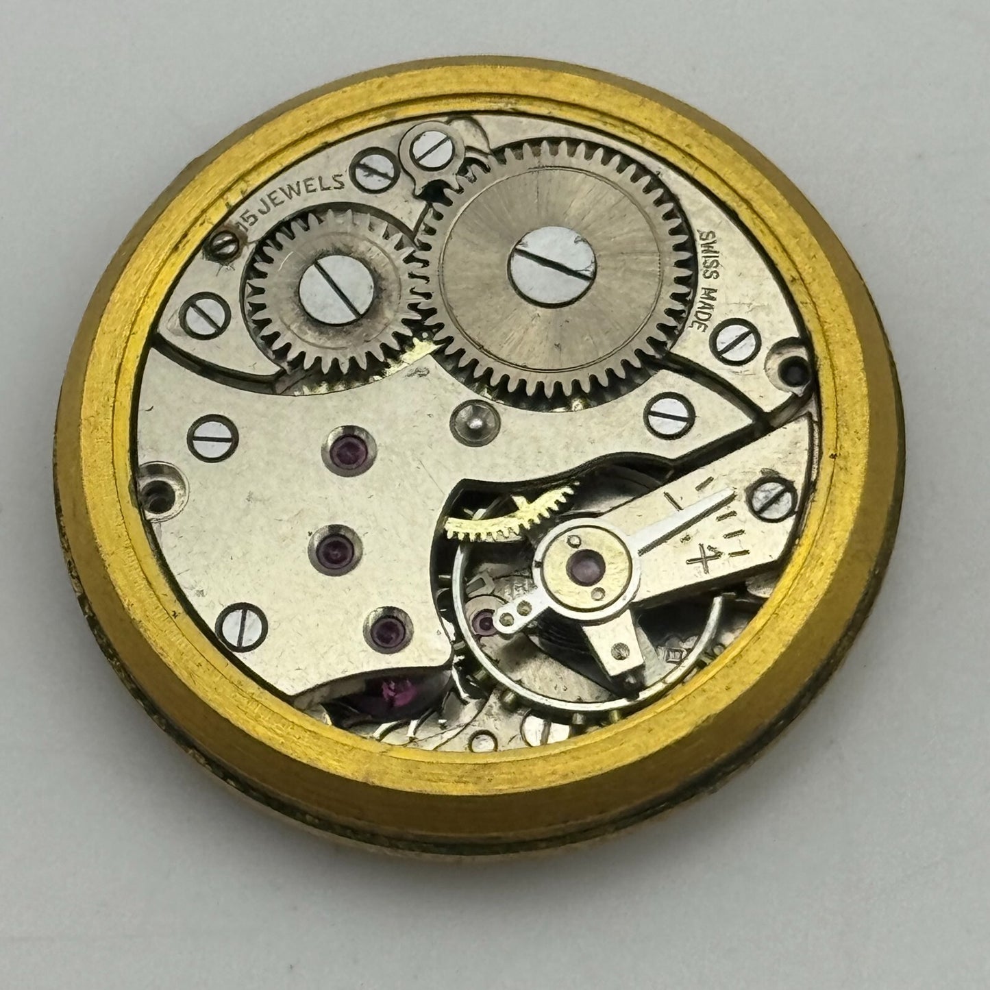 28.9mm Clarex Peseux 170 Balance Ok Watch Movement Swiss Vintage PARTS SPARES