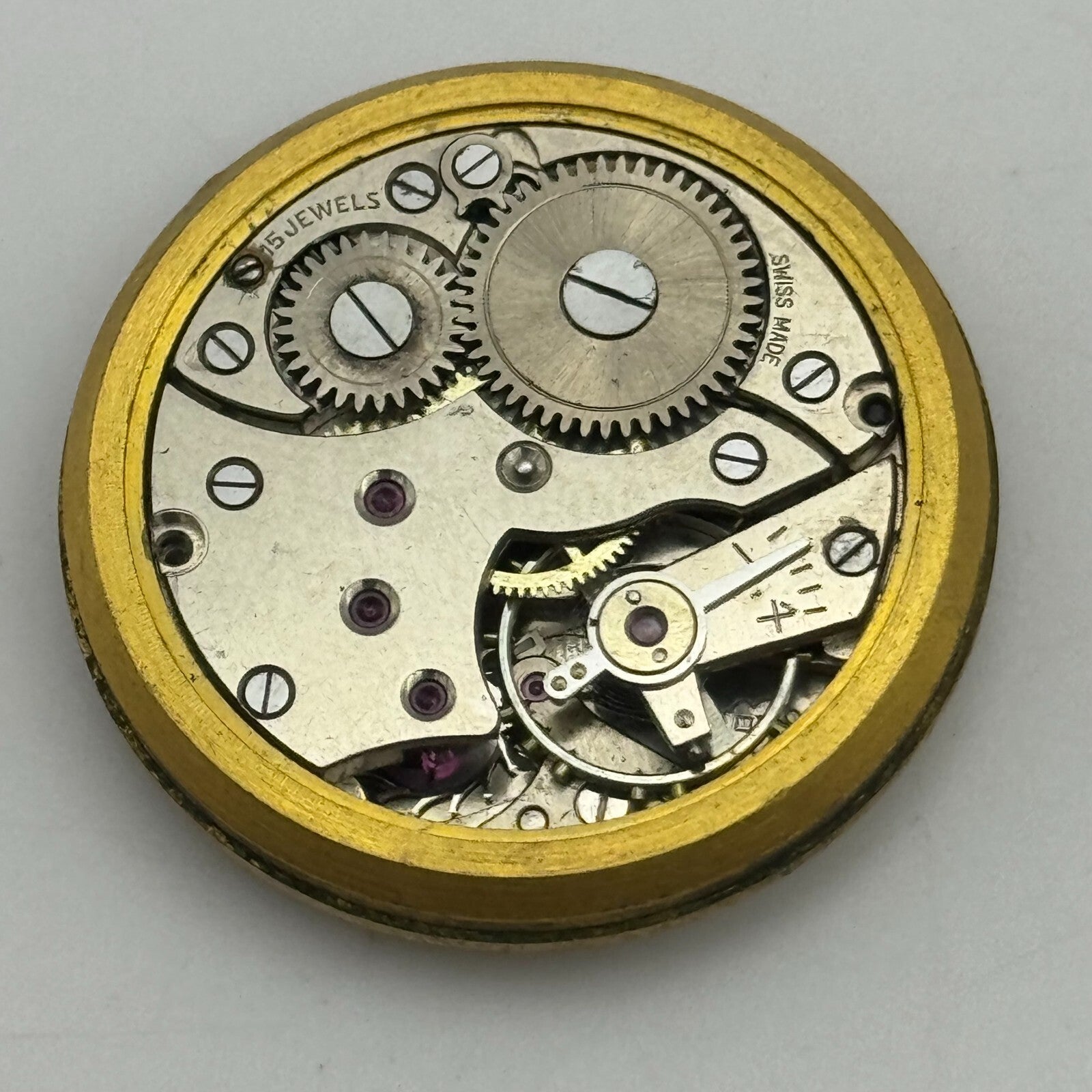 28.9mm Clarex Peseux 170 Balance Ok Watch Movement Swiss Vintage PARTS SPARES