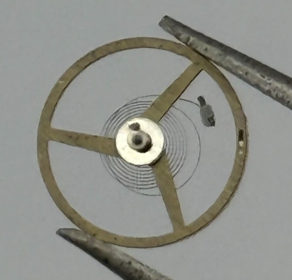 ETA 2412 Balance Wheel Complete And Spring  1413 M Watch Movement Parts NOS