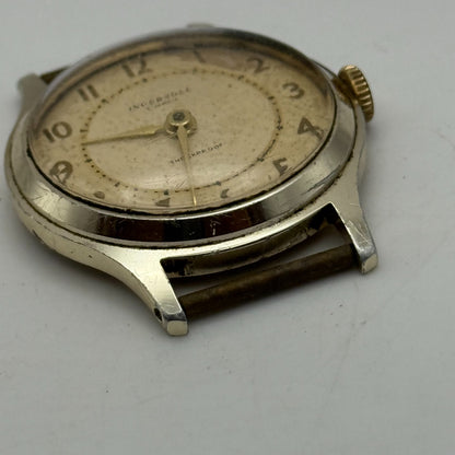 33mm Men’s Vintage Ingersoll Shockproof A4 Great Britain Watch PARTS REPAIR