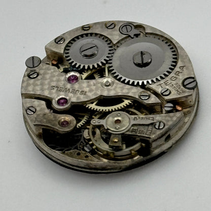 23.7mm Tegra 15 Jewels Swiss Porcelain Dial Trench Watch Movement Manual Wind