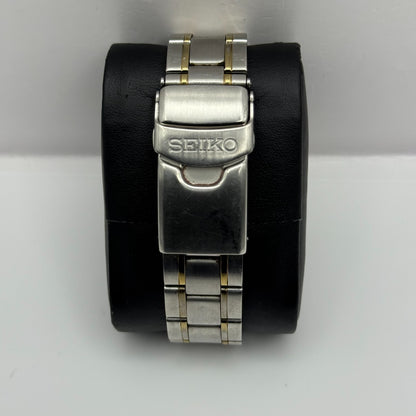 Seiko Kinetic 50M Men's Quartz Watch 5M63 - 0AC0 Date Dial 41mm PARTS REPAIR