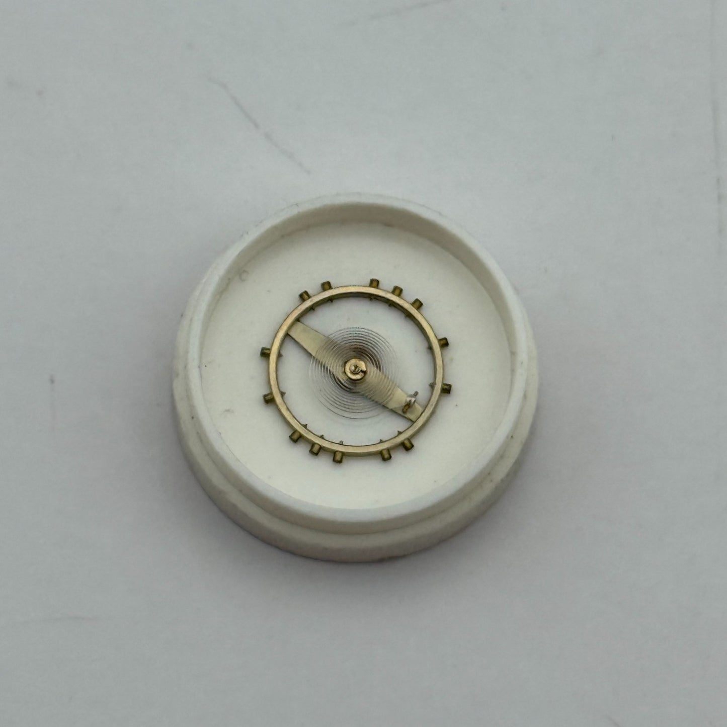 Peseux 320 336 N Balance Wheel Complete And Spring Watch Movement Parts