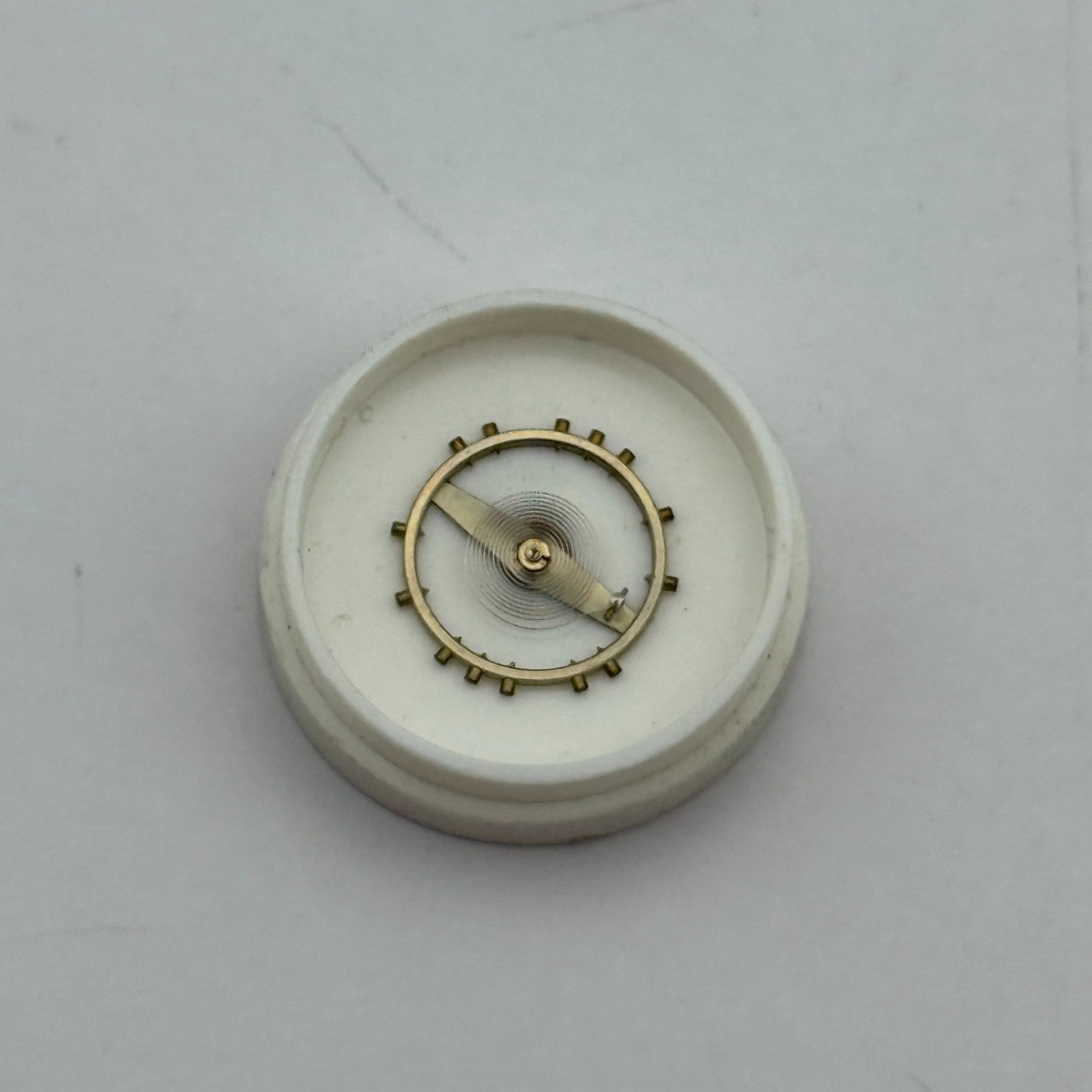 Peseux 320 336 N Balance Wheel Complete And Spring Watch Movement Parts