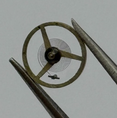 AS 976 1012 Inca Balance Wheel Complete And Spring 532 Watch Movement Parts NOS