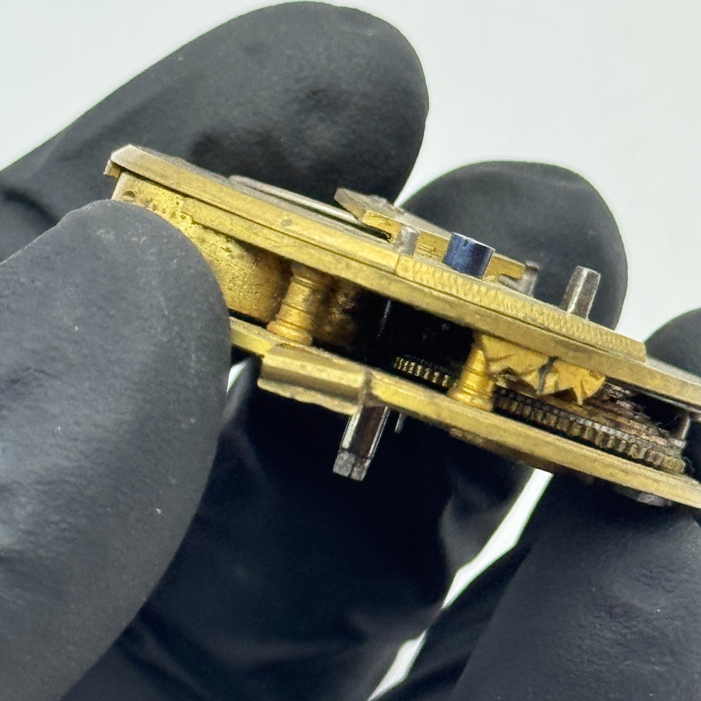 Fusee Pocket Watch Movement Antique English Wolverhampton Parts Repair 44.8mm