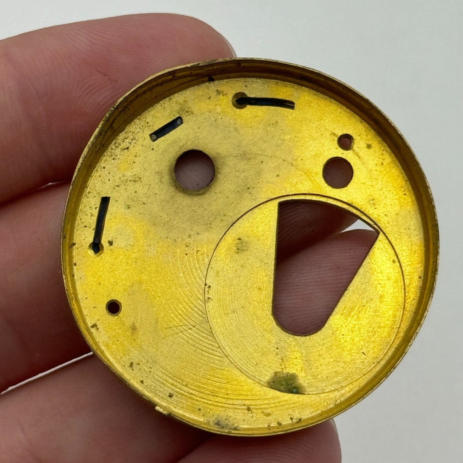 43mm Antique Unusual Nugent Wells & Son Newport Pocket Watch Movement PARTS