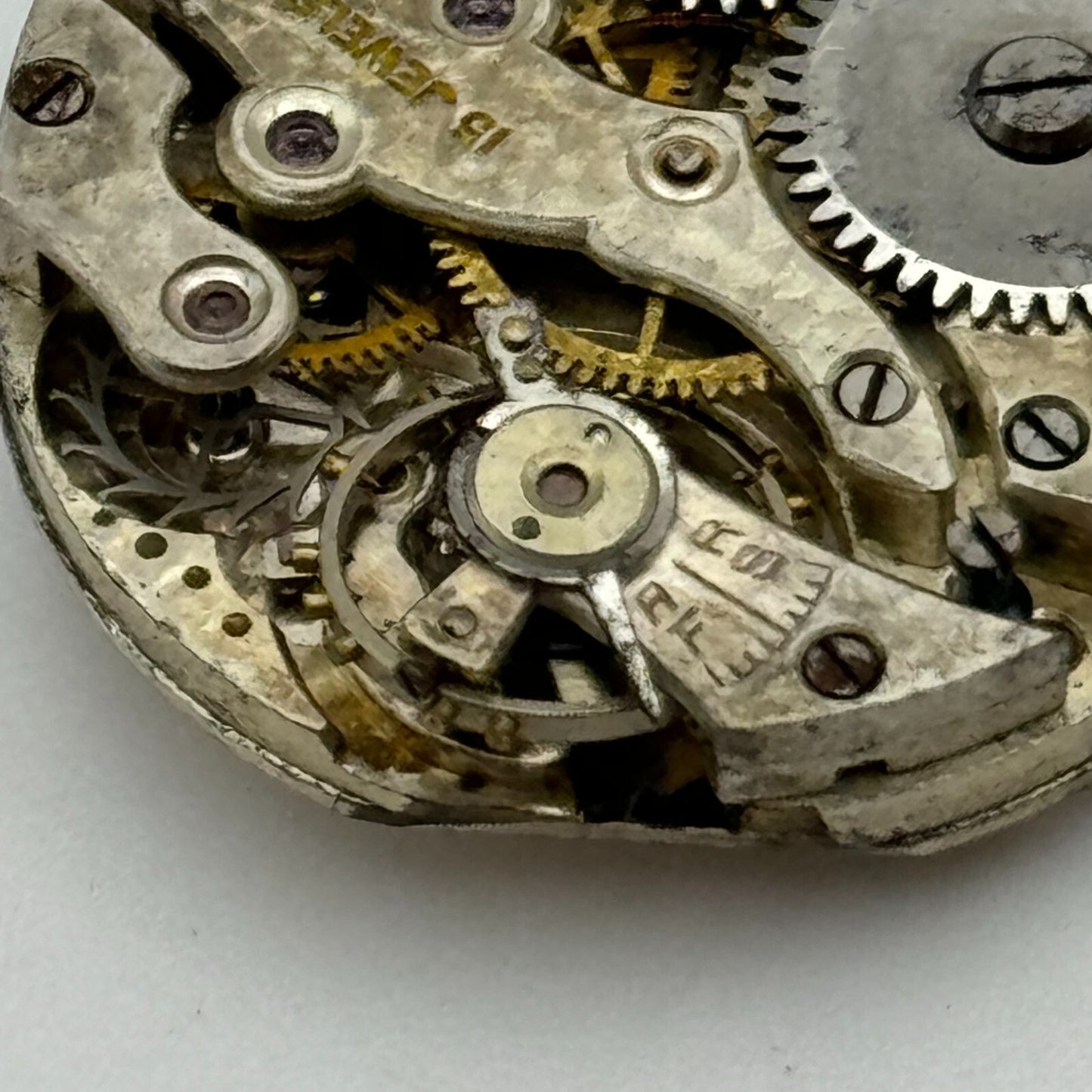 23.7mm Men's AS 340 A Schild Manual Wind 15 Jewels Swiss Watch Movement PARTS