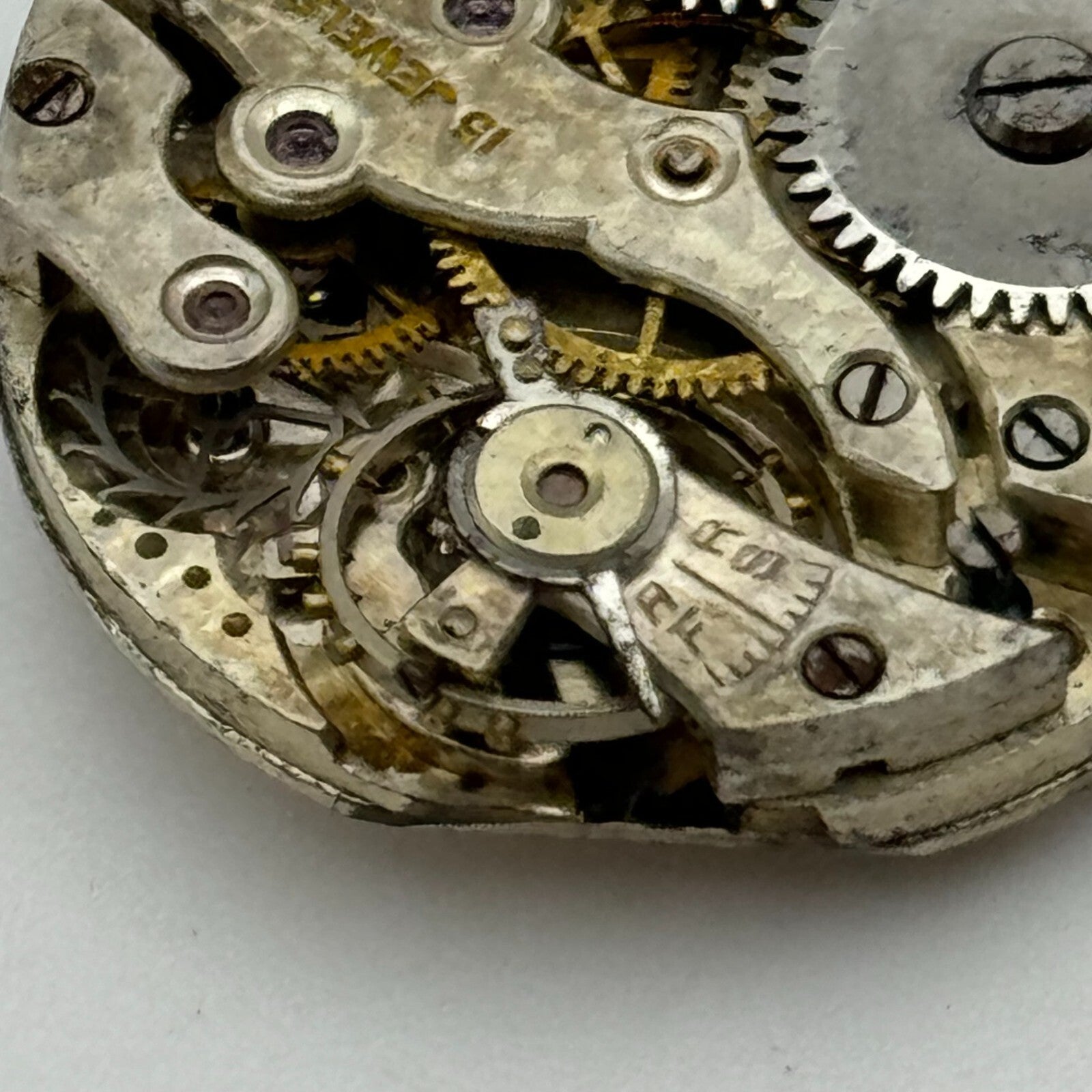 23.7mm Men's AS 340 A Schild Manual Wind 15 Jewels Swiss Watch Movement PARTS