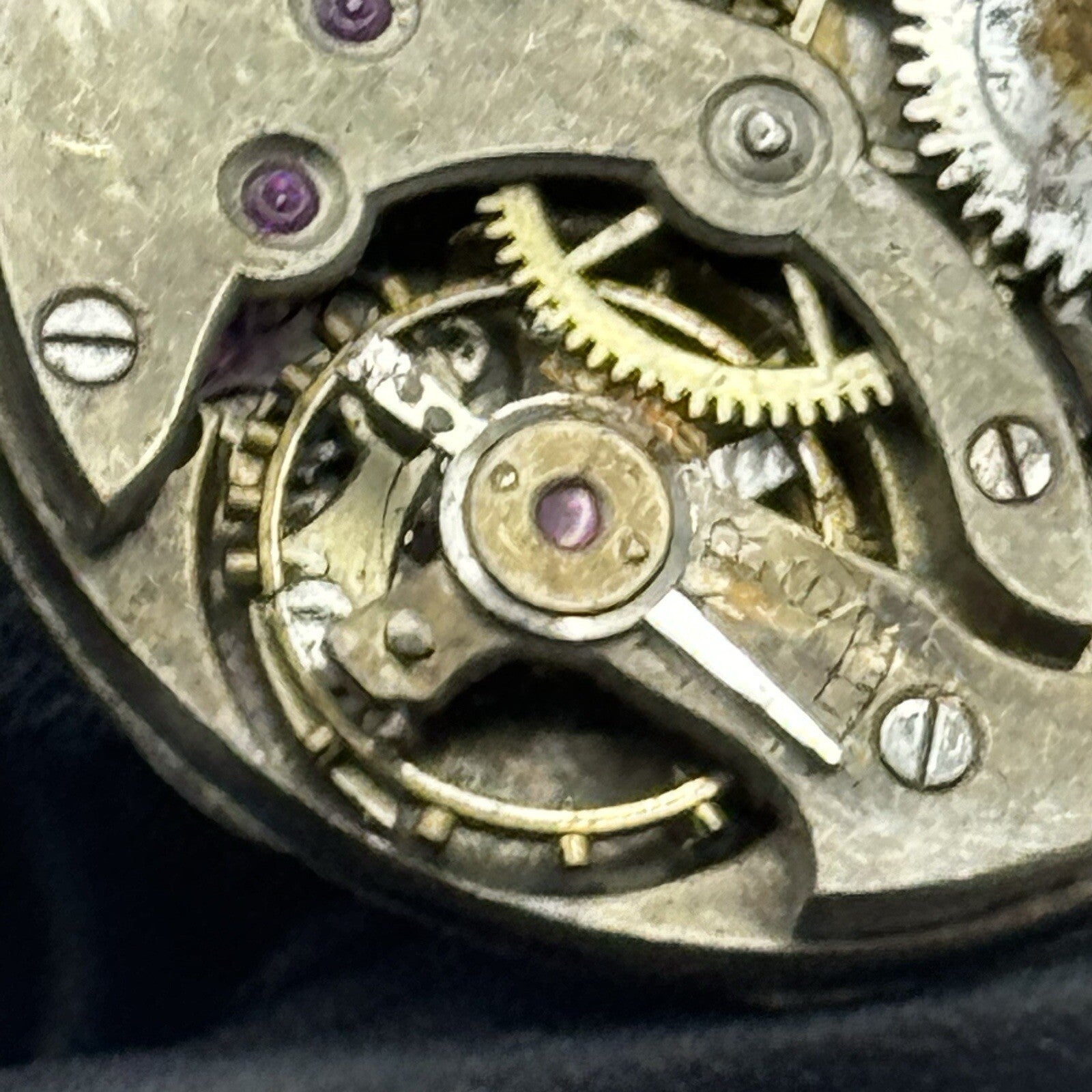 24.9mm Military Dial Dreadnought Watch Movement Swiss Parts Repair Restore