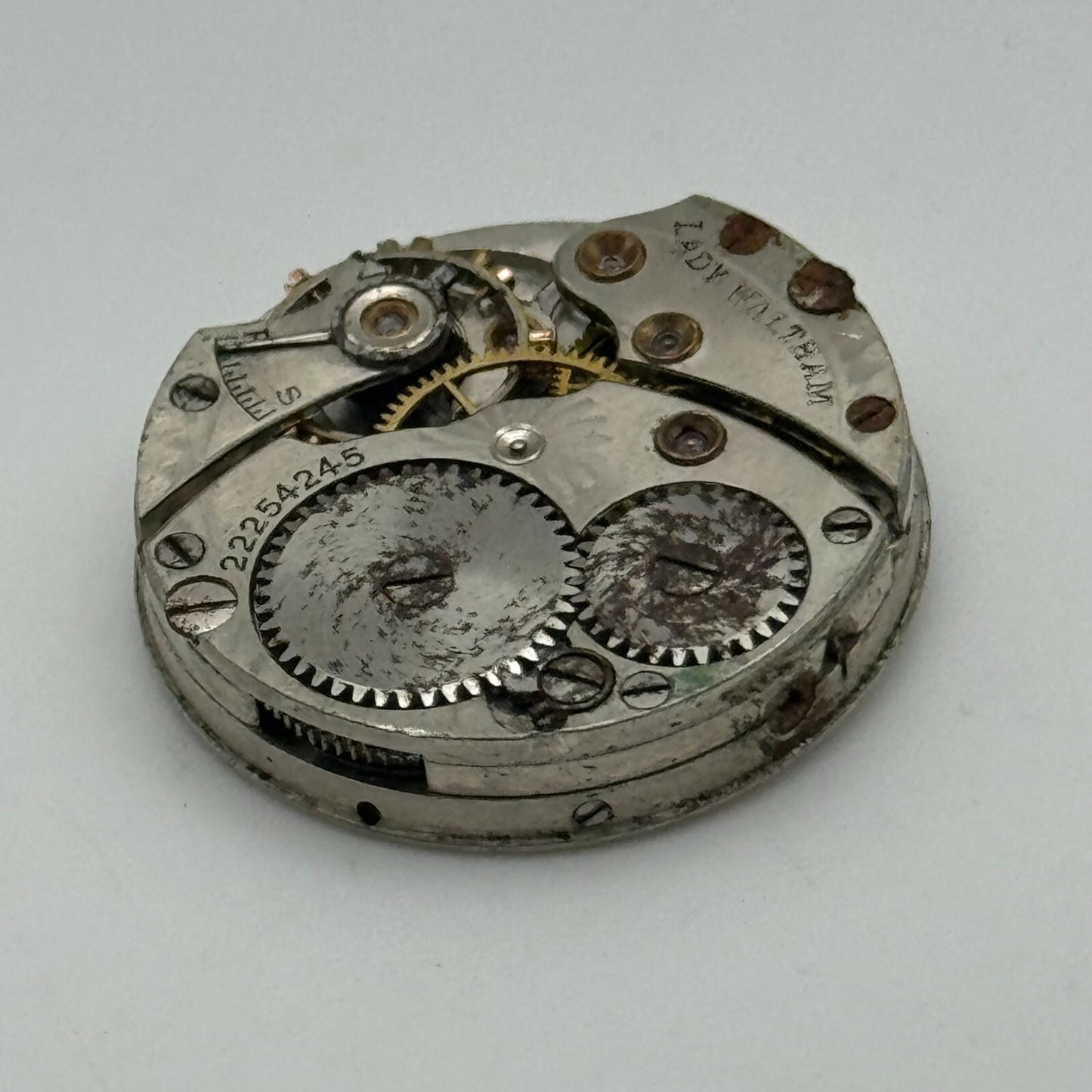 1918 Antique 10L Lady Waltham Model L-10 American Watch Movement PARTS SPARES