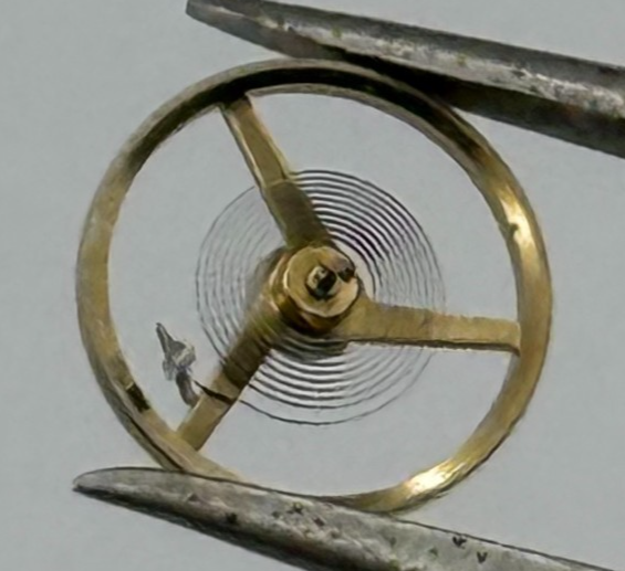 AS 1677 Balance Wheel Complete And Spring 1224 M Watch Movement Parts NOS