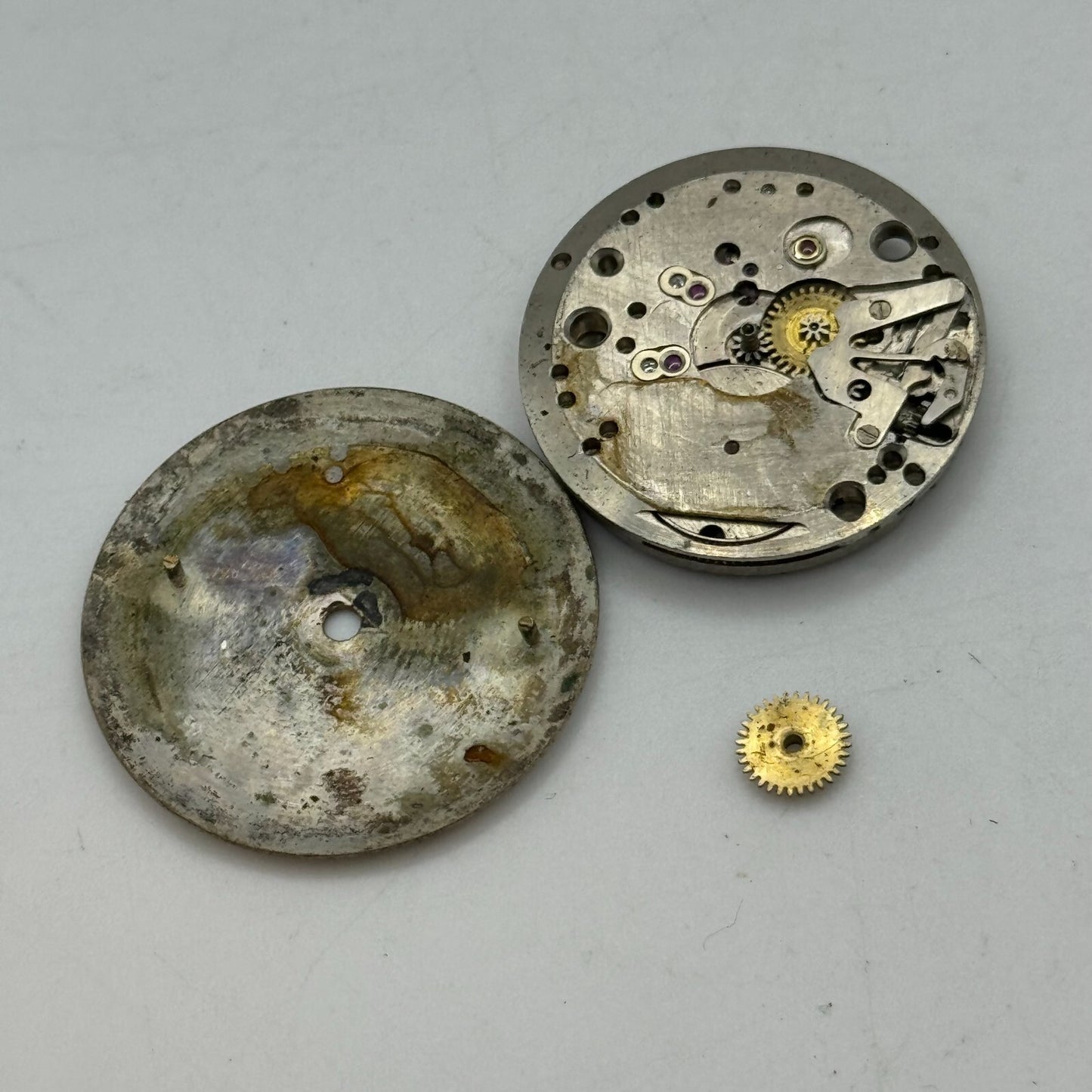 25.8mm Yeoman Mens HB Hermann Becker 1161 Manual Wind Watch Movement PARTS SPARE