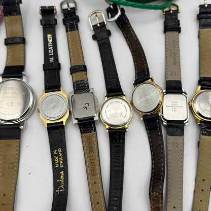Bundle Of 15 Quartz Watches Job Lot Modern / Vintage Untested Parts / Repair