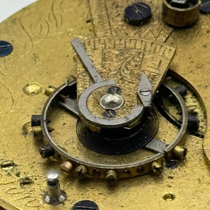 44.8mm Antique J D Williams & Son Merthyr Tydvil Pocket Watch Movement PARTS