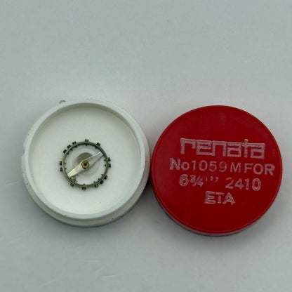 ETA 2410 Balance Wheel Complete And Spring 6¾’’’ 1059 M Watch Movement Parts NOS