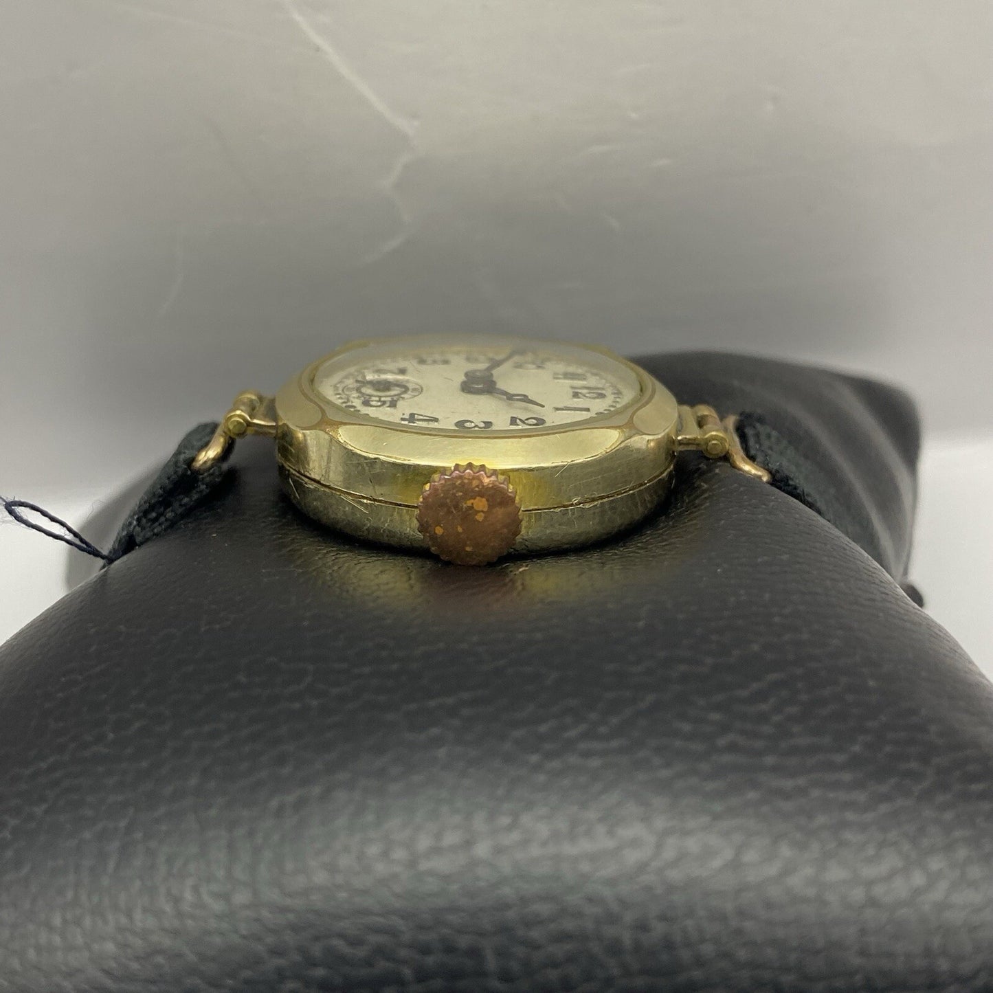 25mm Ladies SMALL Art Deco Gold Plated Sub Seconds Old Watch TO RESTORE