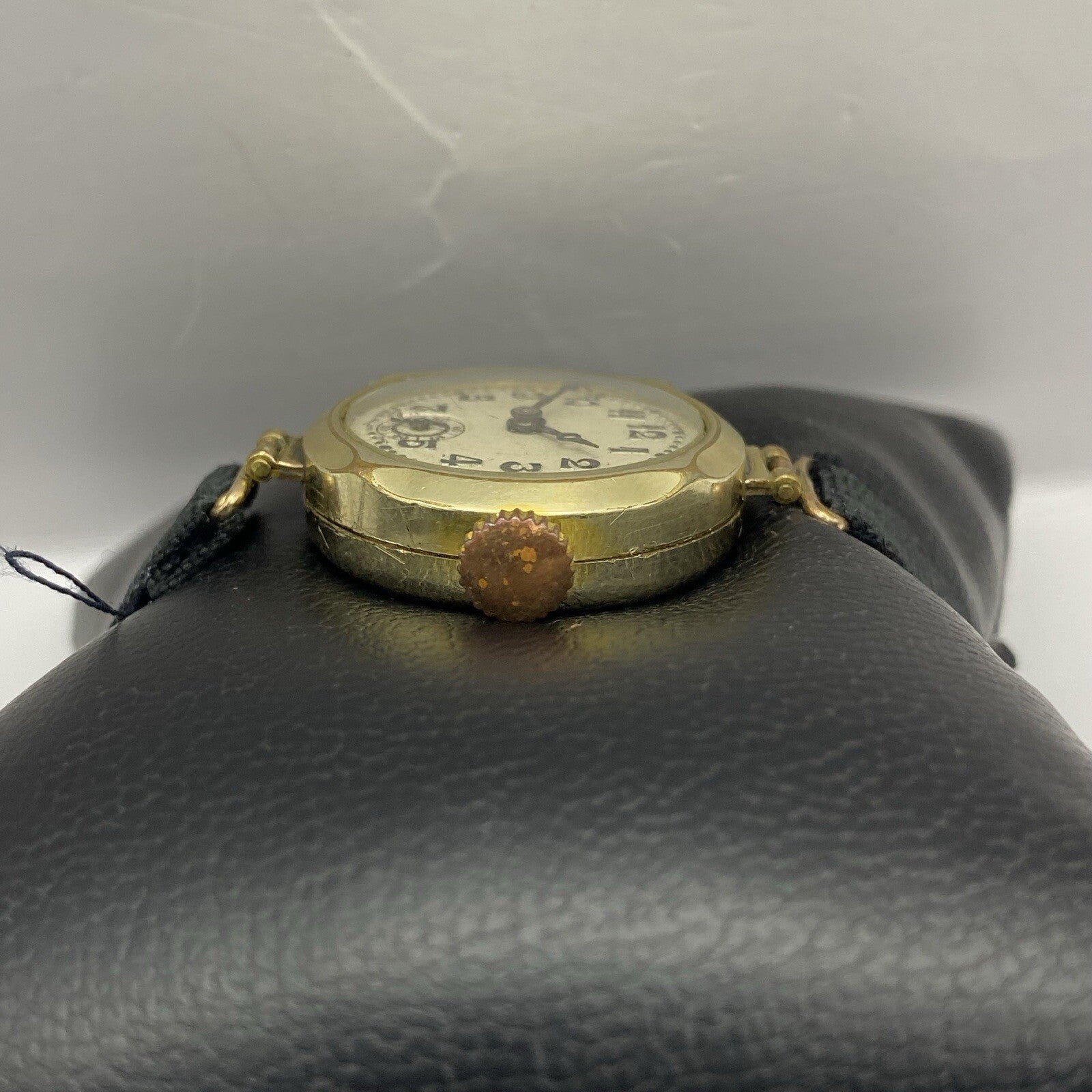 25mm Ladies SMALL Art Deco Gold Plated Sub Seconds Old Watch TO RESTORE