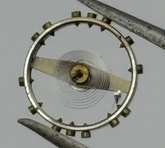 FEF 370 371 Balance Wheel Complete And Spring  176 Watch Movement Parts NOS