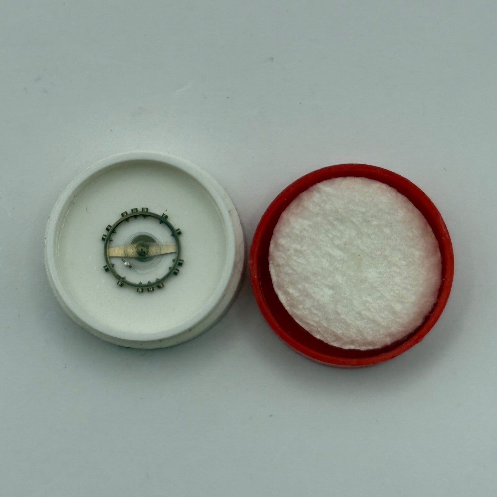 FEF 371 Balance Wheel Complete And Spring 6 3/4 - 8''' Watch Movement Parts 