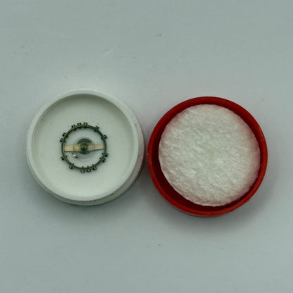 FEF 371 Balance Wheel Complete And Spring 6 3/4 - 8''' Watch Movement Parts 