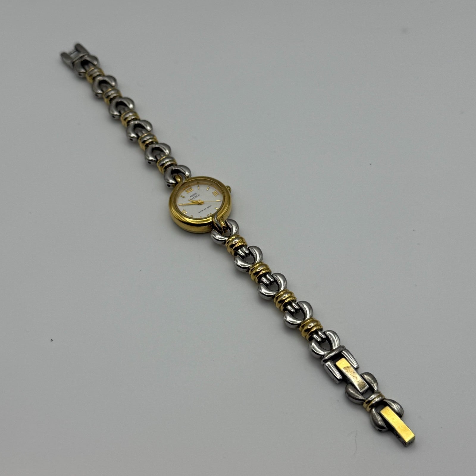 20mm Working Ladies Anne Klein III Two Tone Bracelet Quartz Watch 6.25 Inches