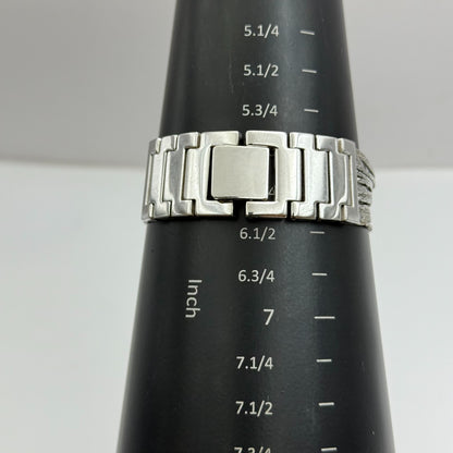 23mm Working Ladies DMQ Jewelled DQCZ Silver Tone Quartz Watch 6 Inches