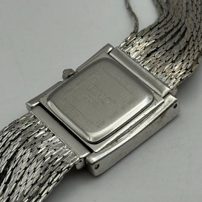 23mm Working Ladies DMQ Jewelled DQCZ Silver Tone Quartz Watch 6 Inches