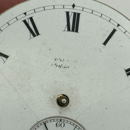 39.4mm Longines 18.80 High Grade Swiss Hunter Pocket Watch Movement PARTS