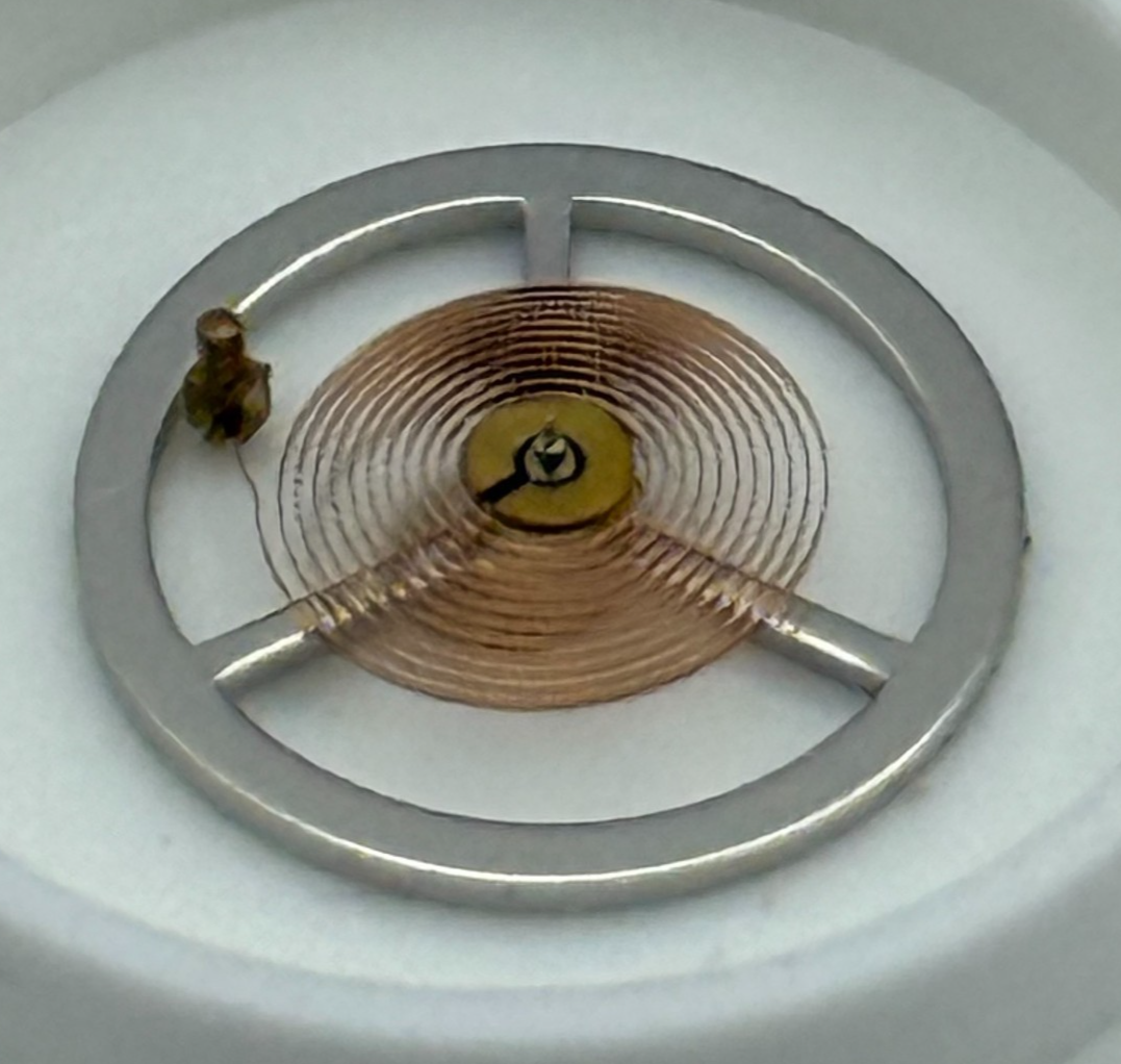 BFG 866? Balance Wheel Complete And Spring  Renata Watch Movement Parts NOS 