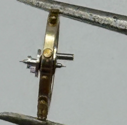 AS 1977-2 Balance Wheel Complete And Spring  1831 M Watch Movement Parts NOS