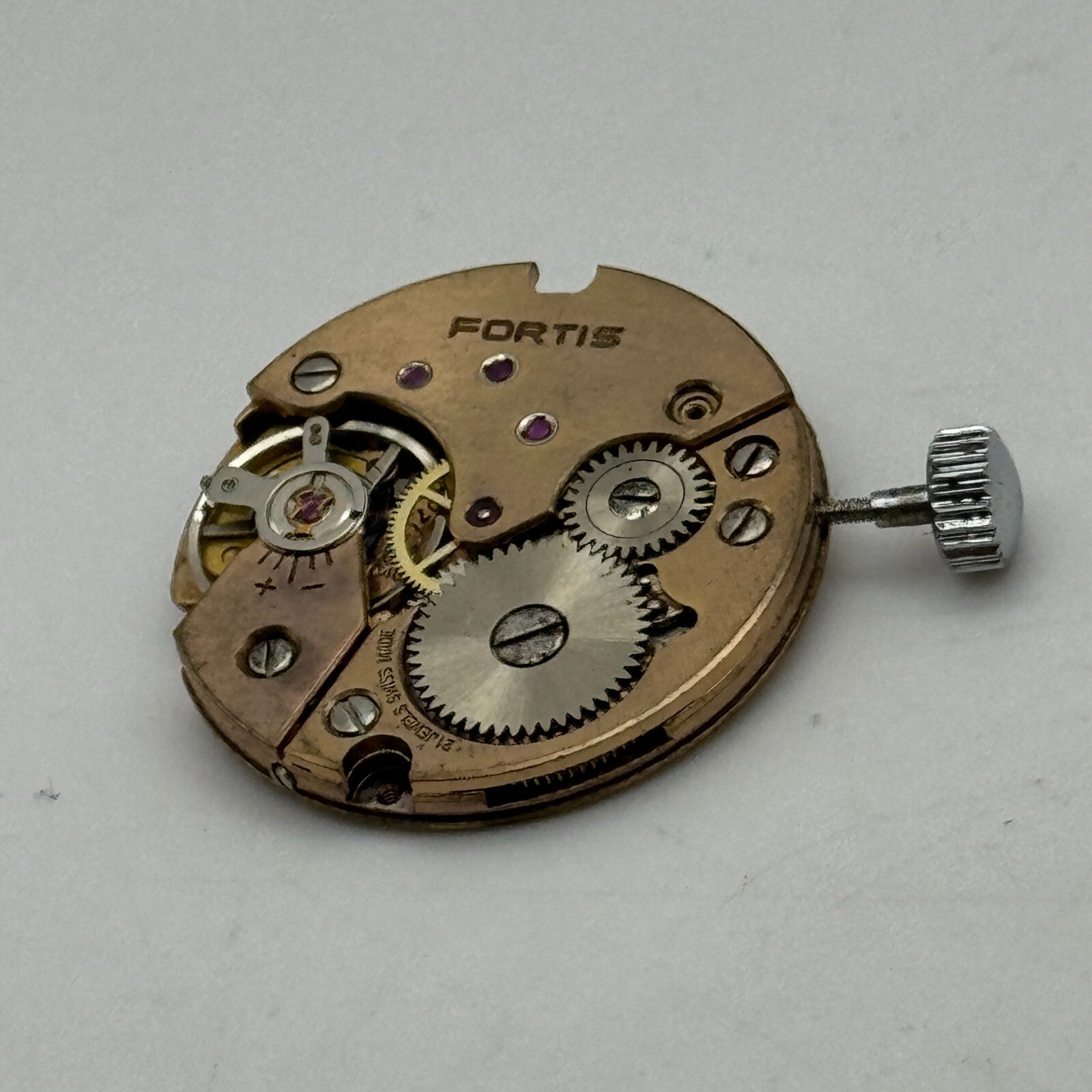 23.6mm Running Fortis Peseux P 7040 Manual Wind Swiss Watch Movement PARTS SPARE