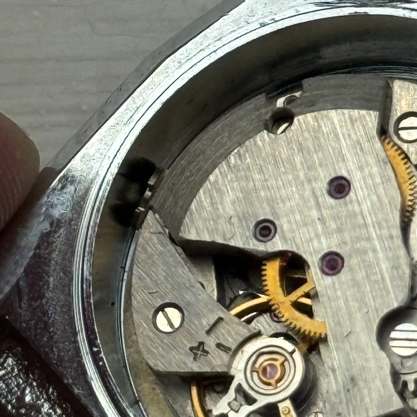 33mm Vintage Werax 17 Jewels 2009.n Shockproof Manual Wind Watch PARTS