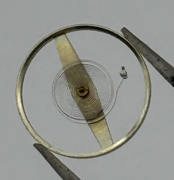 ST 96 Balance Wheel Complete And Spring 11 1/2''' 1268 M Watch Movement Parts