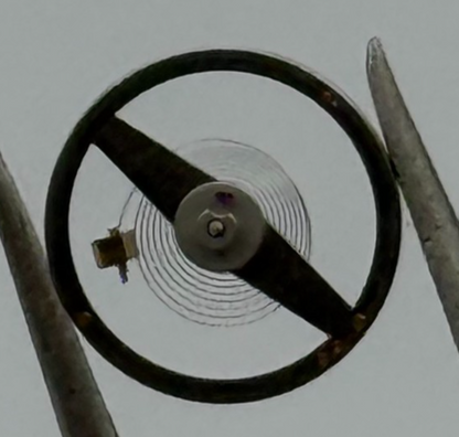 BFG 927 Balance Wheel Complete And Spring 6 3/4–8’’’ Watch Movement Parts NOS