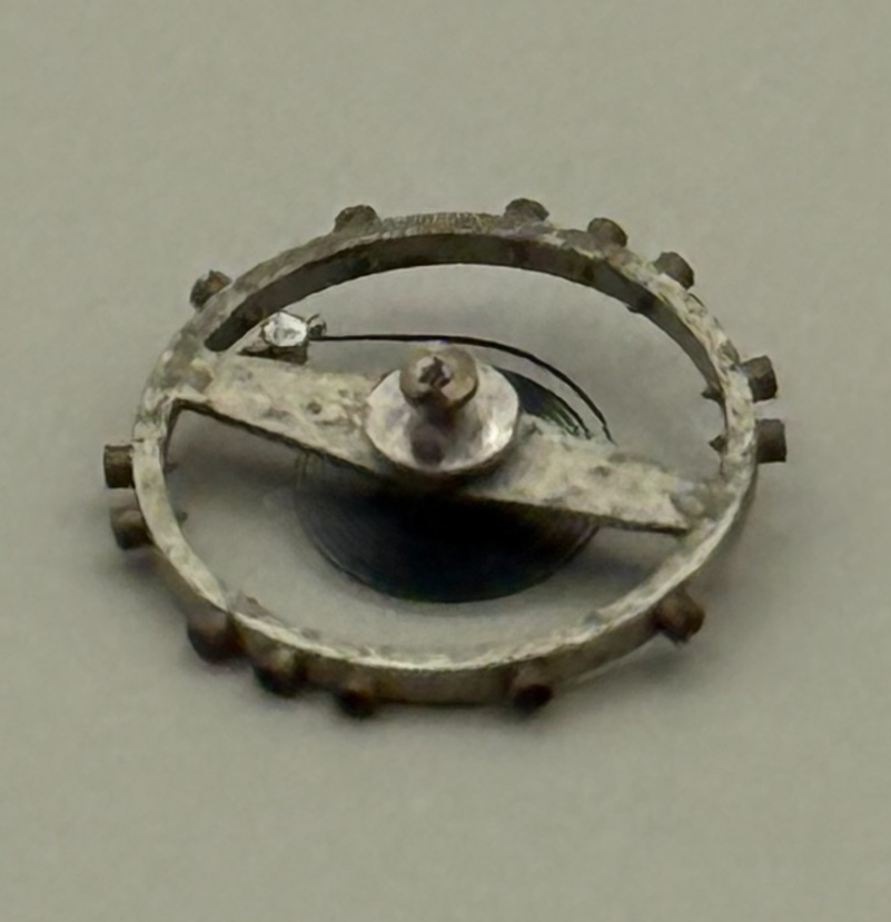 FHF 120 Balance Wheel Complete And Spring  6¾’’’ 205 Watch Movement Parts NOS