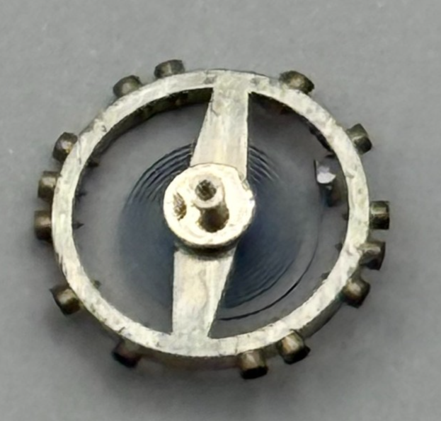 AS 976 1012 Balance Wheel Complete And Spring  29 M Watch Movement Parts NOS 